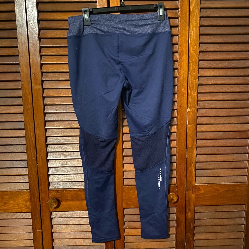 Avis Navy Full-Length Workout Leggings - Picture 2 of 6